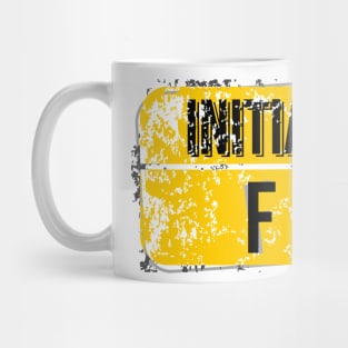 For initials or first letters of names starting with the letter f Mug